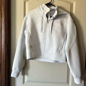 Lululemon Rogue Renegade Zip Hoodie Alpine white  size 6
